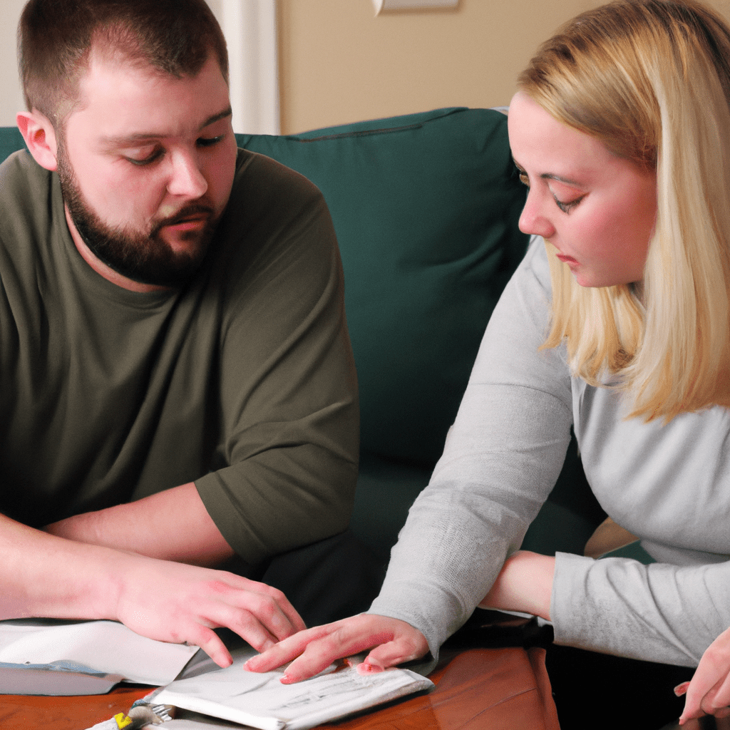 2 - A photo of a young couple discussing their inheritance plans, emphasizing the importance of early estate planning. Canon 50mm f/1.8. No text.. Sigma 85 mm f/1.4. No text.