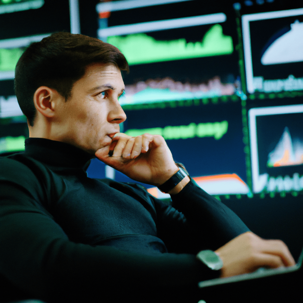 2 - An investor reviewing the performance and potential of esports investments, using data analysis and market insights to make informed decisions.. Sigma 85 mm f/1.4. No text.