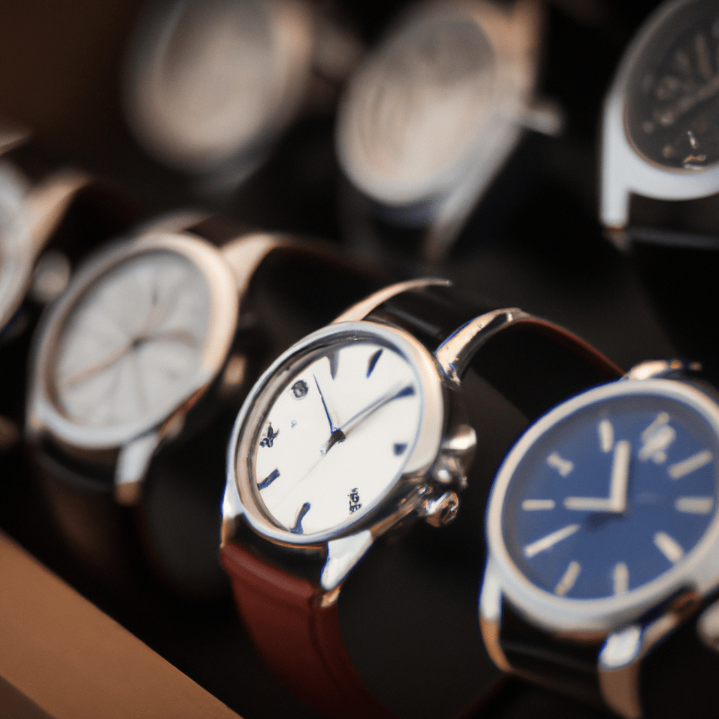 [A photo of a luxury watch collection]. Sigma 85 mm f/1.4. No text.