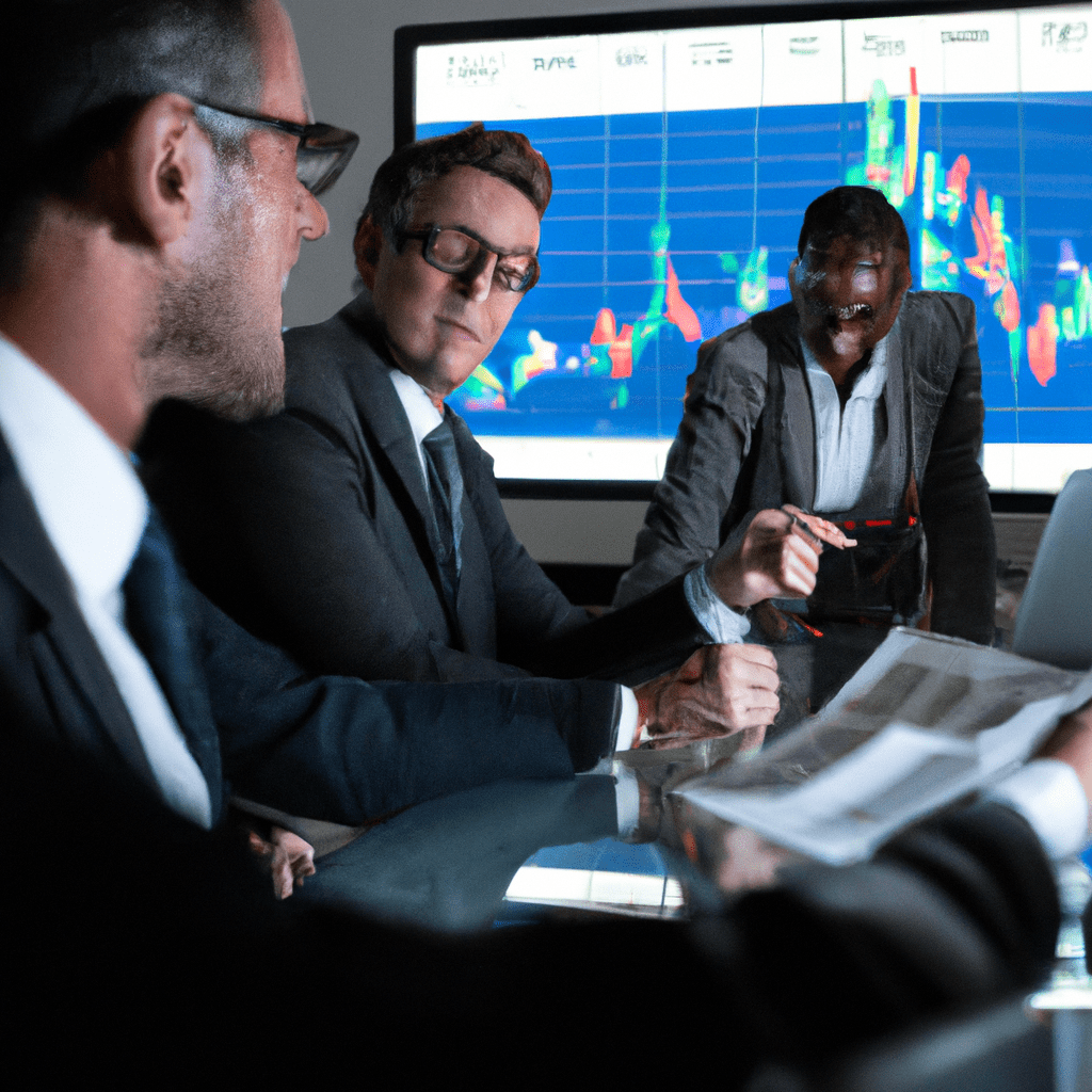 A photo capturing a diverse group of investors analyzing stock market data, highlighting the influence of stock markets on shareholder value. Sigma 85 mm f/1.4. No text.. Sigma 85 mm f/1.4. No text.