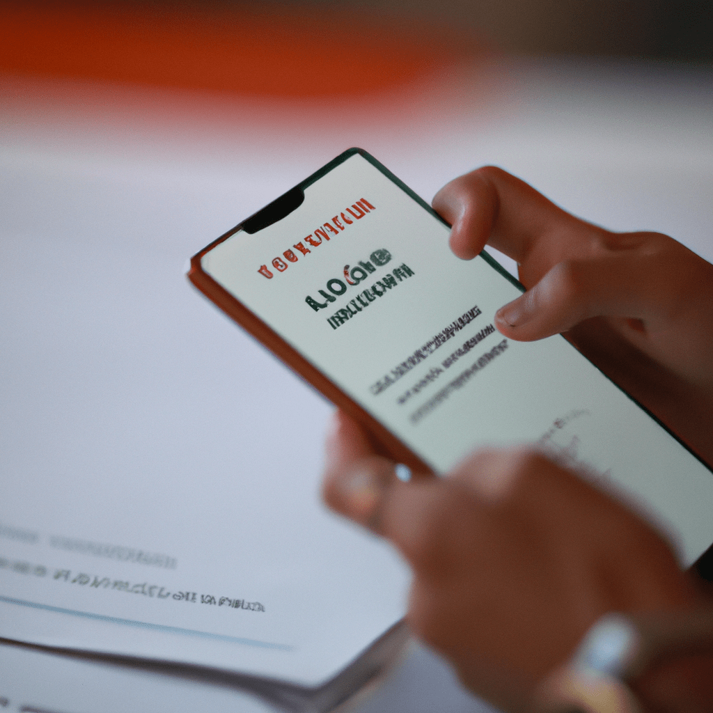 A picture of a person holding a bond certificate and checking the financial market trends on their smartphone. Sigma 85 mm f/1.4. No text.. Sigma 85 mm f/1.4. No text.