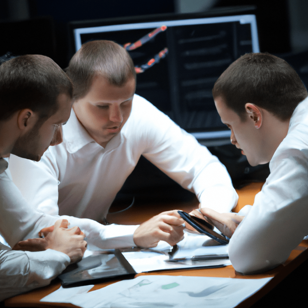 2 - [Photo: A group of professionals analyzing data in a modern office, symbolizing the importance of conducting a thorough analysis of needs and goals before investing in cloud technologies.] Sigma 85 mm f/1.4. No text.. Sigma 85 mm f/1.4. No text.