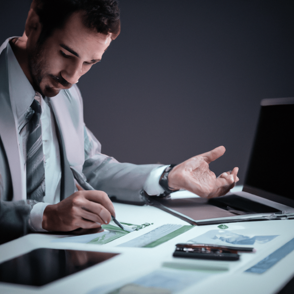 A photo of a financial analyst comparing the tracking efficiency of different international funds.. Sigma 85 mm f/1.4. No text.