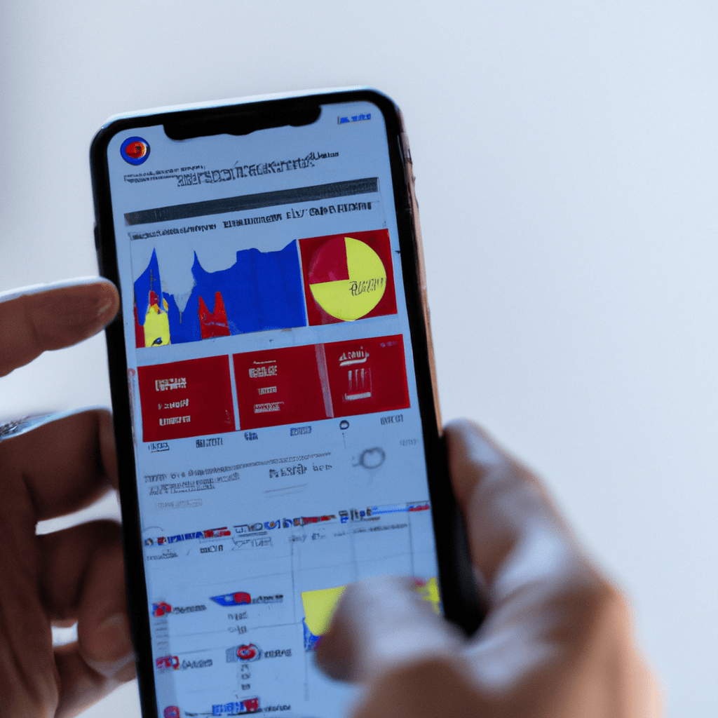 A person using a financial planning app to manage their cryptocurrency investments. Smartphone and graph chart in hand. Sigma 85 mm f/1.4. No text.. Sigma 85 mm f/1.4. No text.