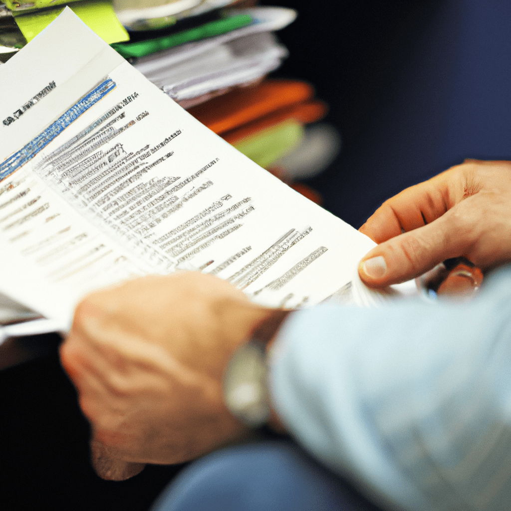 2 - A photo showing a person organizing their financial documents, emphasizing the importance of managing credit and understanding the factors that affect credit scores. Canon EOS 5D Mark IV. No text.. Sigma 85 mm f/1.4. No text.