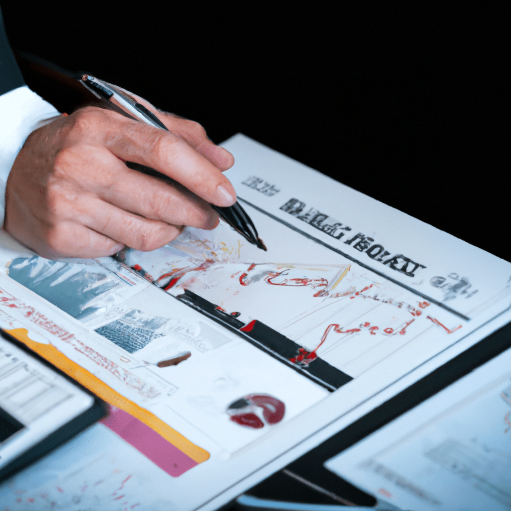 A photo showing a diverse investment portfolio with a focus on risk management. A person monitoring and evaluating investment strategies using charts and graphs. Sigma 85mm f/1.4. No text.. Sigma 85 mm f/1.4. No text.