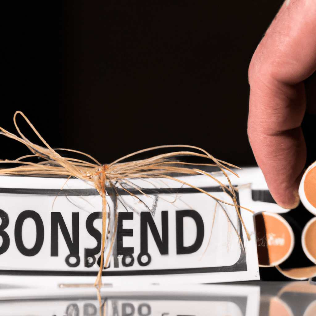 A close-up photo of a hand holding a stack of bonds, symbolizing the benefits of investing in bonds for portfolio diversification and stable income.. Sigma 85 mm f/1.4. No text.