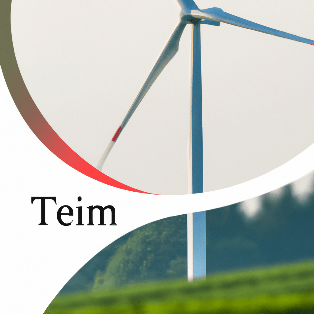 2 - [An image of a wind turbine surrounded by green fields, symbolizing renewable energy and sustainable development.]. Sigma 85 mm f/1.4. No text.