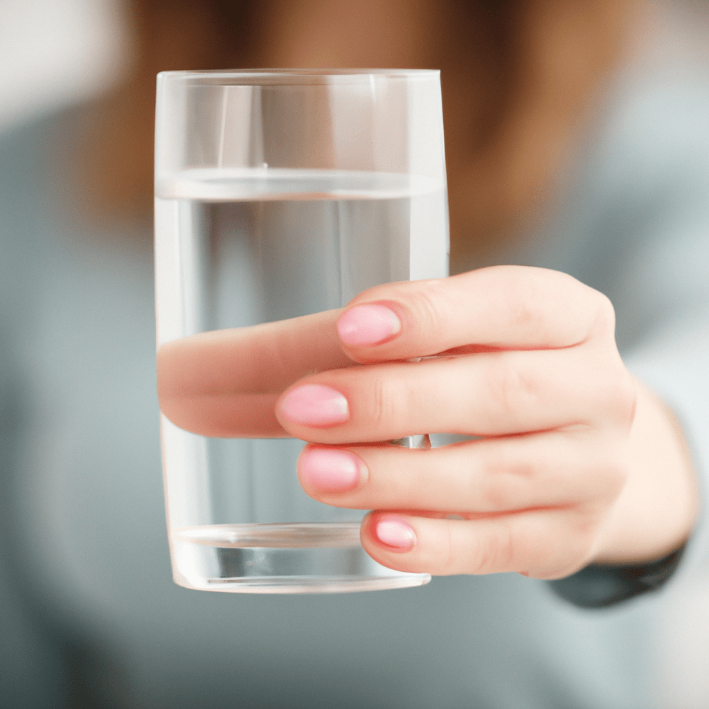 [Image: A woman holding a glass of clean water]. Sigma 85 mm f/1.4. No text.. Sigma 85 mm f/1.4. No text.