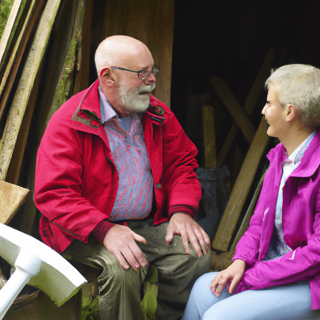 2 - An elderly couple enjoying their retirement by working part-time. Canon 50mm f/1.8. No text.. Sigma 85 mm f/1.4. No text.