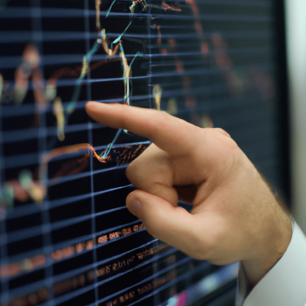 5 - [] A financial analyst closely monitoring stock market charts, highlighting market volatility. Nikon 35 mm f/1.8. No text.. Sigma 85 mm f/1.4. No text.