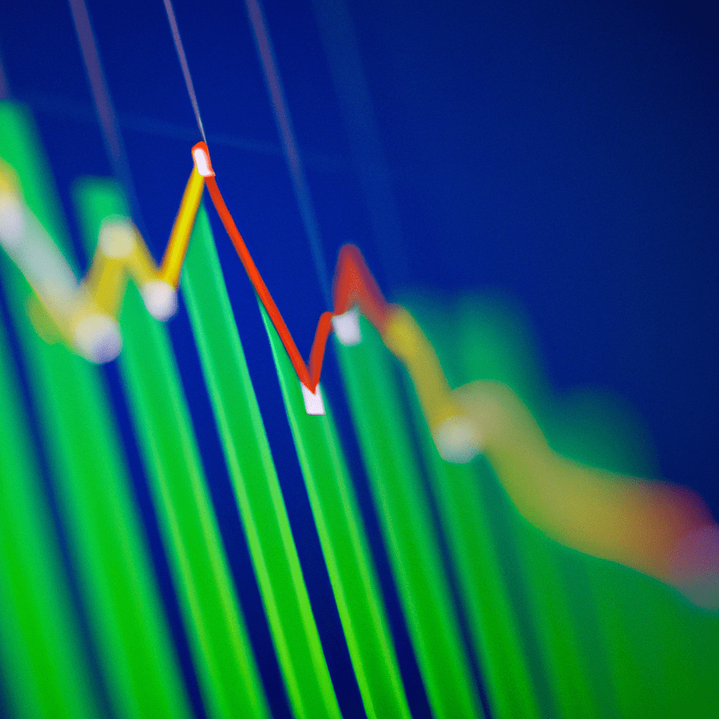 A diverse stock market graph with an upward trend, symbolizing long-term financial growth through regular investments in mutual funds.. Sigma 85 mm f/1.4. No text.