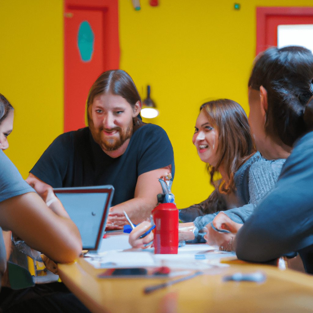 A group of startup founders brainstorming new ideas in a cozy co-working space, fueling their entrepreneurial spirit with creativity and collaboration. Shot with a Sony 50mm lens.. Sigma 85 mm f/1.4. No text.