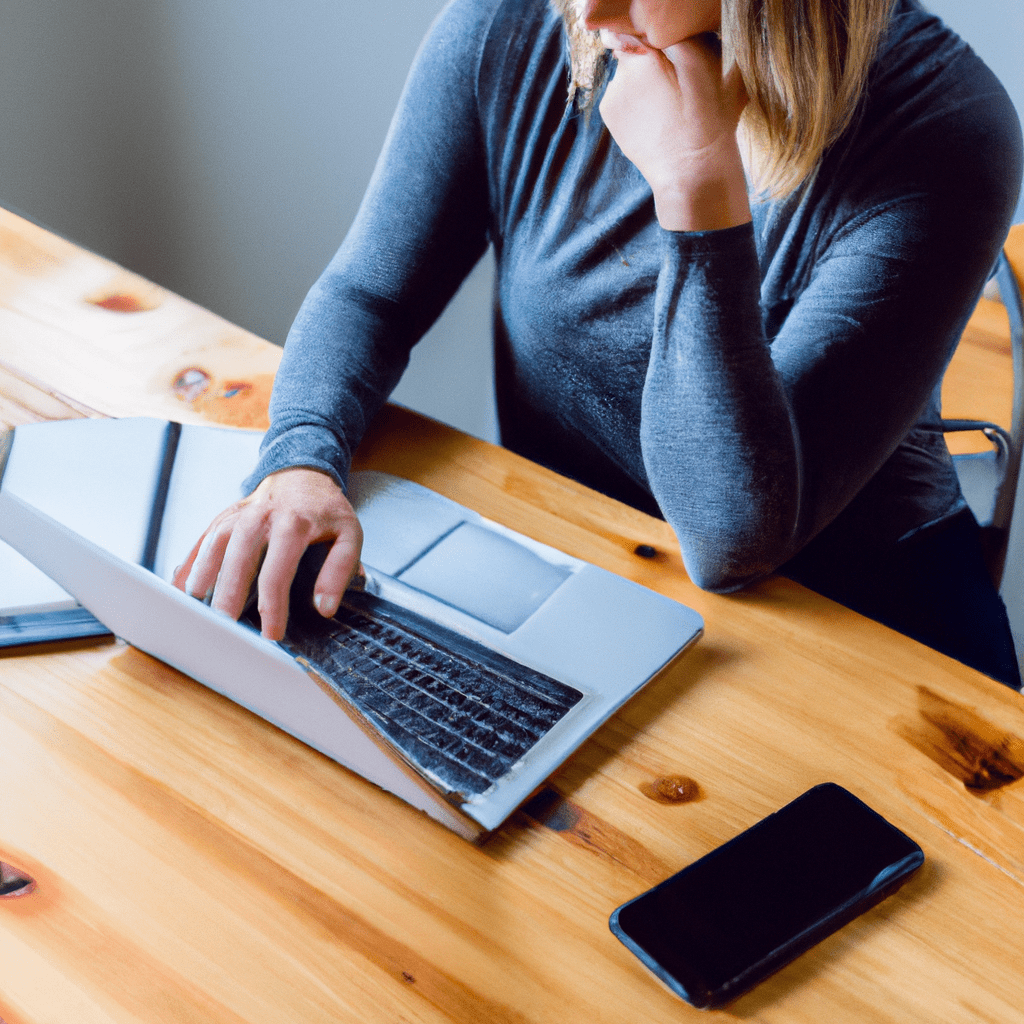 A woman browsing through various innovative startup projects on a laptop, utilizing online platforms to find the next big investment opportunity. Shot with a Canon 24-70mm lens.. Sigma 85 mm f/1.4. No text.